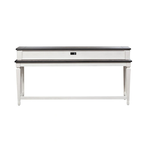 Allyson Park Console Bar Table in Wirebrushed White image