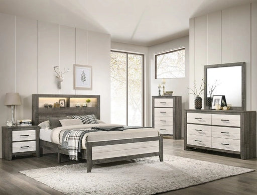 Crown Mark Furniture Rhett Dresser Mirror in Gray image