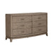 Avalon 6 Drawer Dresser in Burnished Beige image