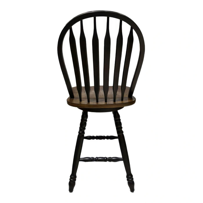 Carolina Crossing Windsor Swivel Counter Chair - Black image