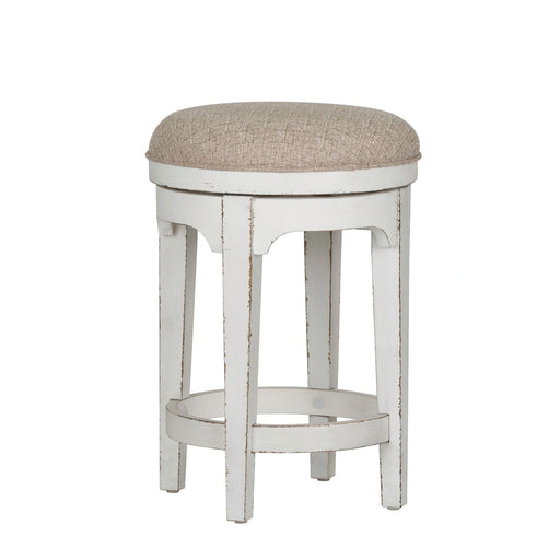 Magnolia Manor Console Swivel Stool in Antique White image