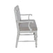 River Place Panel Back Bench in Riverstone White & Tobacco image