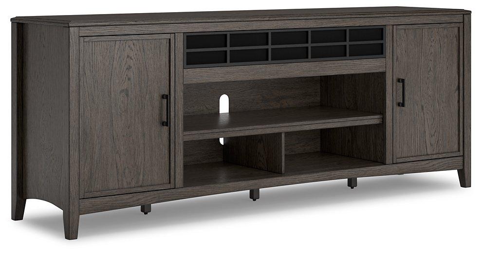 Montillan 84" TV Stand with Electric Fireplace