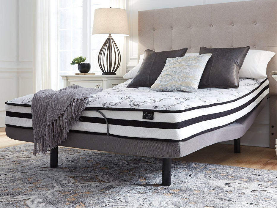 8 Inch Chime Innerspring Mattress Set - KC Furniture Outlet (Bakersfield,CA)