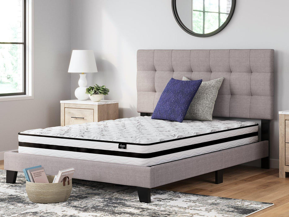 8 Inch Chime Innerspring Mattress Set - KC Furniture Outlet (Bakersfield,CA)