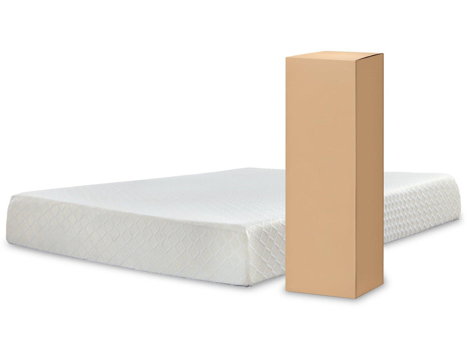 10 Inch Chime Memory Foam Mattress Set - KC Furniture Outlet (Bakersfield,CA)