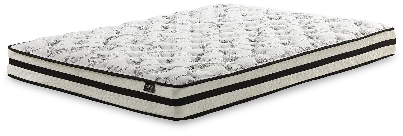 8 Inch Chime Innerspring Mattress Set - KC Furniture Outlet (Bakersfield,CA)