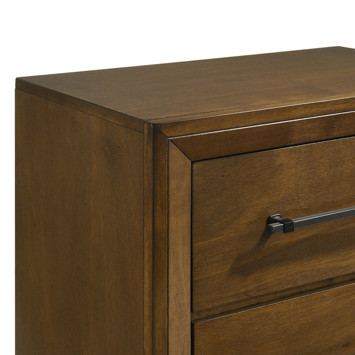 Ballard 2 Drawer Nightstand-Walnut