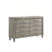 Lennox 8 Drawer Dresser-Gray
