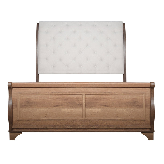 Coventry Hall 6/6 Ek Hb, Fb And Slats-Pecan