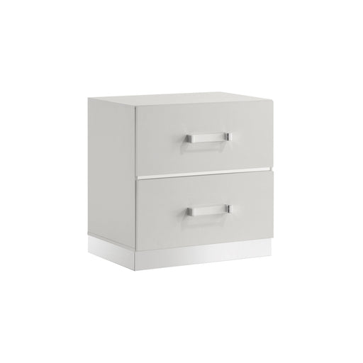 Europa Nightstand- White