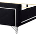 Ava 6/0 Wk Headboard, Footboard & Slat Kit-Ebony