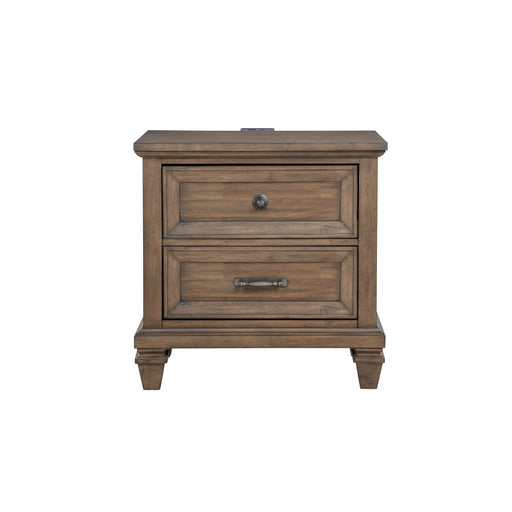 Mariana Nightstand W/Usb-Vintage Mocha
