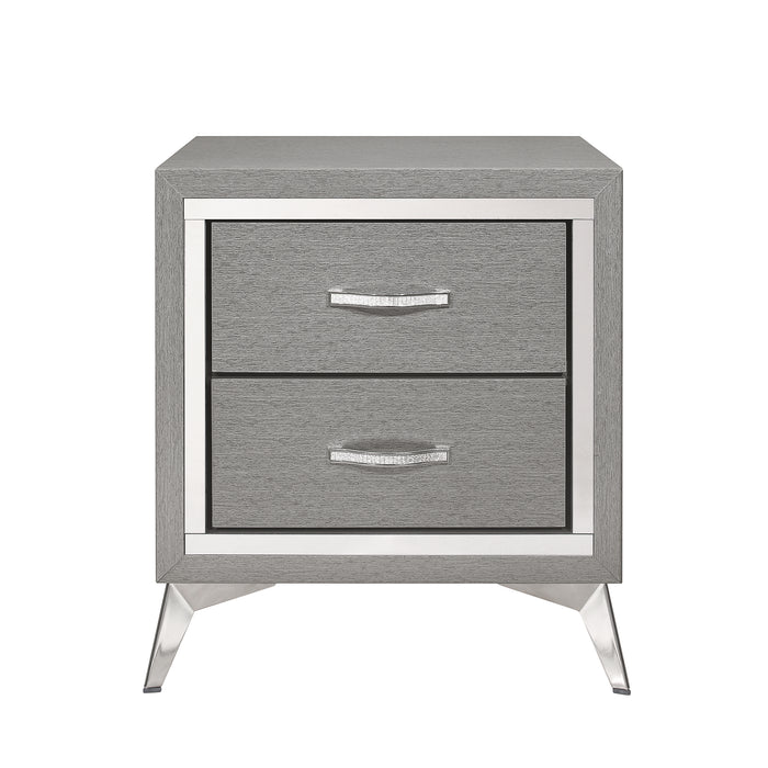 Huxley Nightstand-Gray