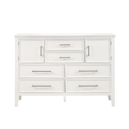Andover 60" Dresser W/Doors-White