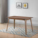 Oscar Wood Counter Height Table-Walnut