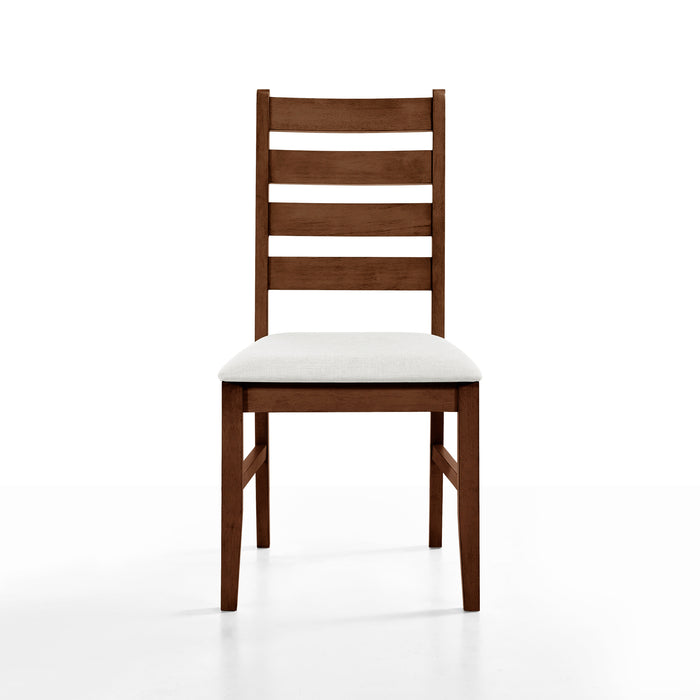 Pascal Ladderback Dining Chair (2 Per Carton)-Walnut