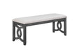 Gia 46" Bench-Gray