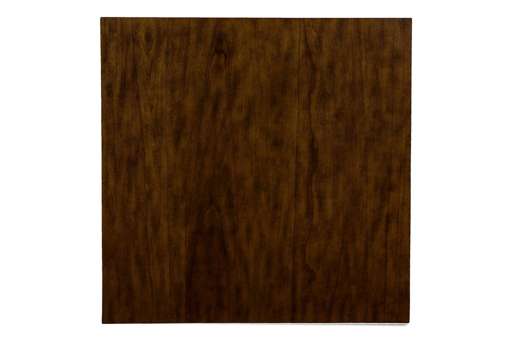 Gia 3 Pc 30" Storage Counter Table & 2 Chairs-Brown