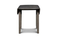 Gia 3 Pc 42" Drop Leaf Dining Table & 2 Chairs-Gray