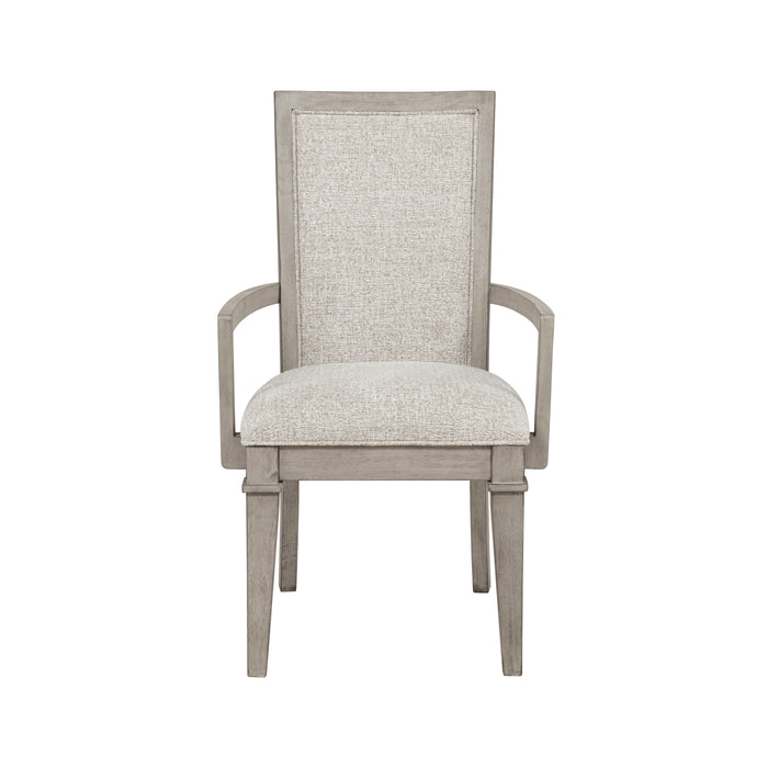 Mariana Upholstered Arm Chair (2 Per Carton)-Vintage Creme