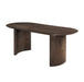Kody Oval Dining Table Base-Dk Walnut