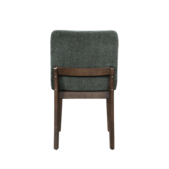 Kody Upholstered Dining Chair (2 Per Carton)-Forest Green