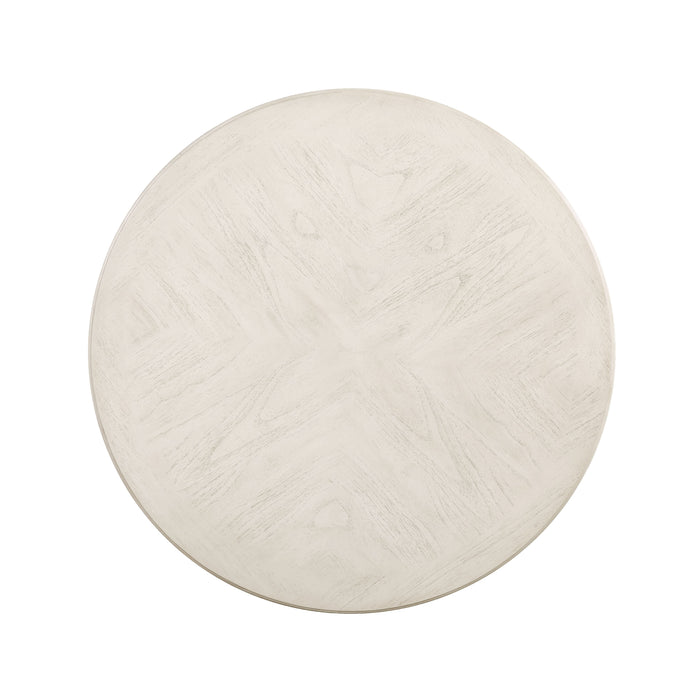 Amy 5 Pc 47" Round Dining Set- Bisque