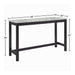 Celeste Theater Bar Table W/ 3 Stools-Black