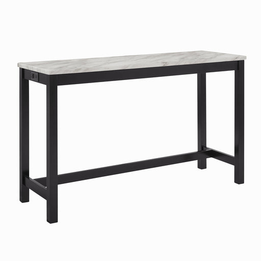 Celeste Theater Bar Table W/ 3 Stools-Gray
