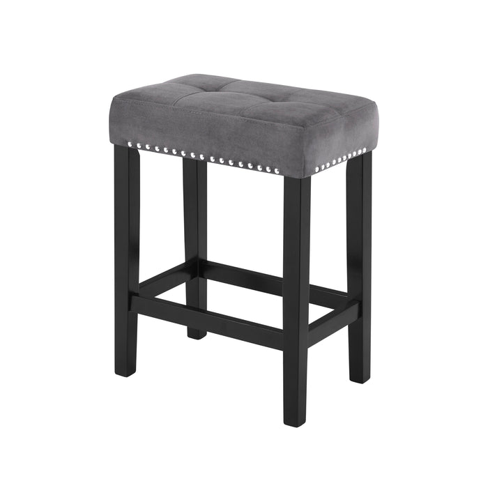 Celeste Theater Bar Table W/ 3 Stools-Gray