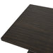 Plateau Rectangle Table Pedestal Base-Rustic Espresso