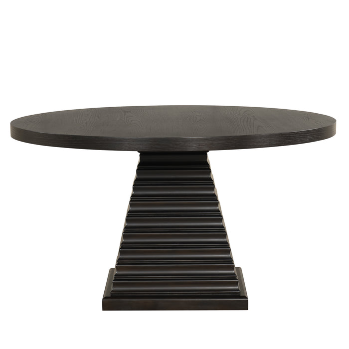 Plateau Round Dining Top-Rustic Espresso