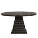 Plateau Round Dining Top-Rustic Espresso
