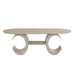 Gwendolyn Oval Dining Table Base-Cerused Taupe