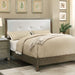 Enrico Full Queen Bed Brown, Black, & Cherry - KC Furniture Outlet (Bakersfield,CA)