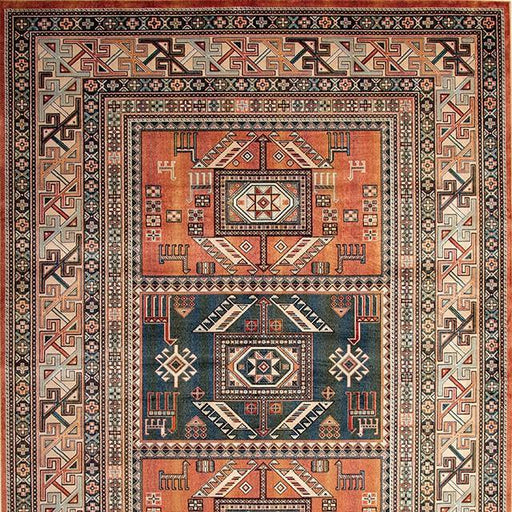 Mortsel Orange/Multi 5'3" X 7'6" Area Rug image