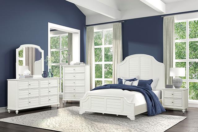 Whitehaven Bed White