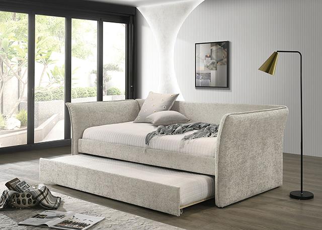 Yuri Twin Daybed w/ Trundle Beige