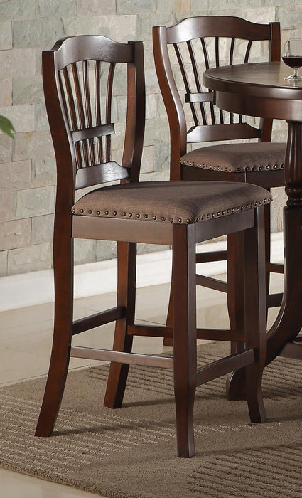 New Classic Bixby Counter Chair in Espresso (Set of 2)