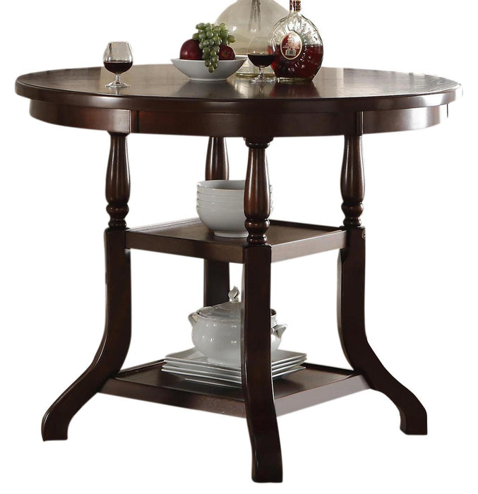 New Classic Bixby Counter Dining Table in Espresso