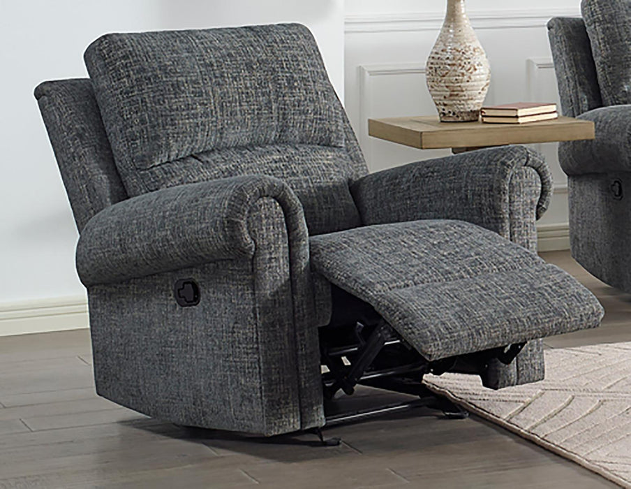 New Classic Furniture Connor Glider Recliner in Gray