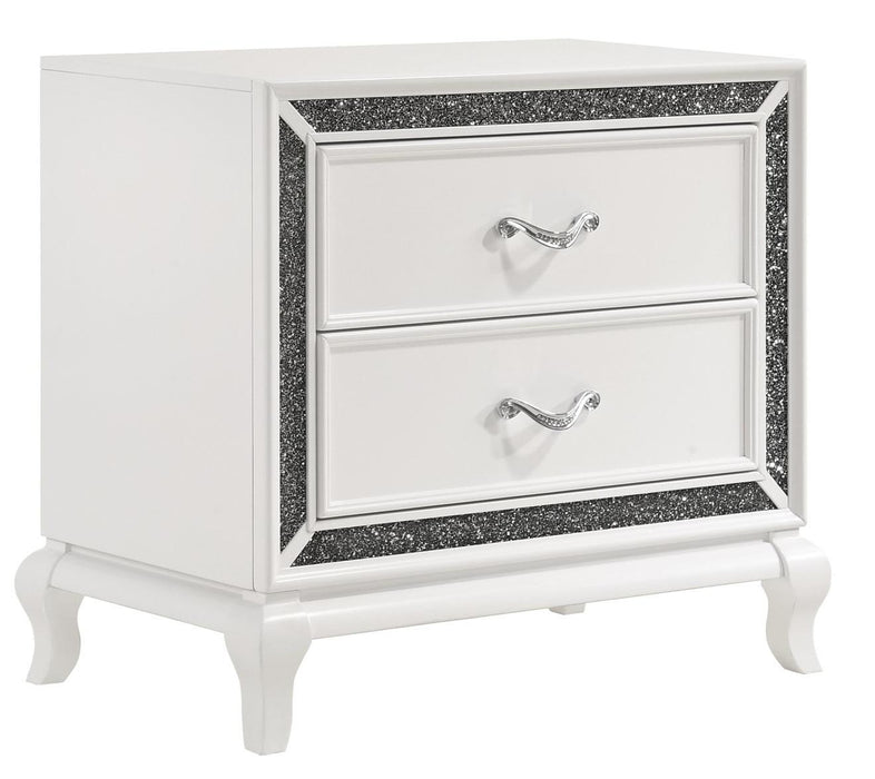 New Classic Furniture Park Imperial 2 Drawer Nightstand in White