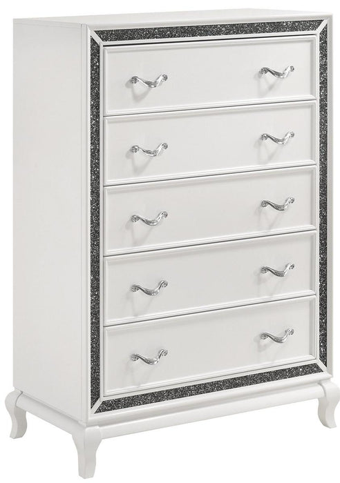 New Classic Furniture Park Imperial 5 Drawer Chest in White
