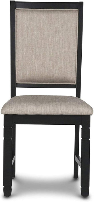 New Classic Furniture Prairie Point Side Chair in Black (Set of 2)