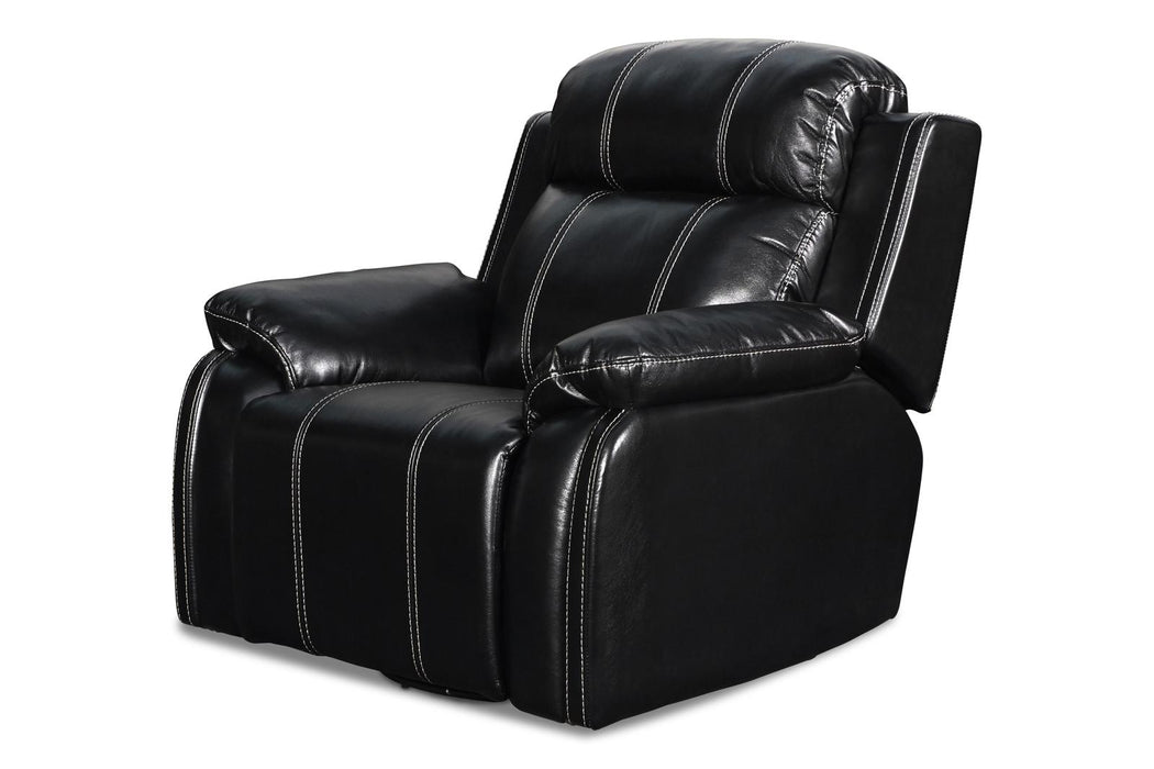 New Classic Fusion Swivel Glider Recliner in Black