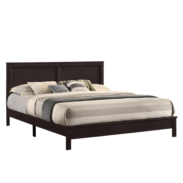 ARIES 5/0 Q PANEL BED-HB/FB/RAILS-MERLOT