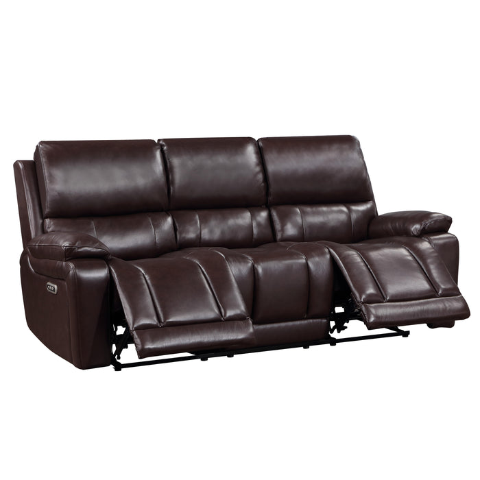 CICERO RECLINING SOFA-BROWN