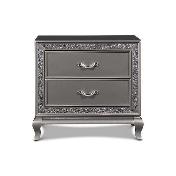PARK IMPERIAL NIGHTSTAND-PEWTER