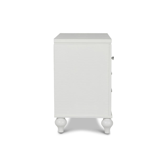 VALENTINO NIGHTSTAND-WHITE